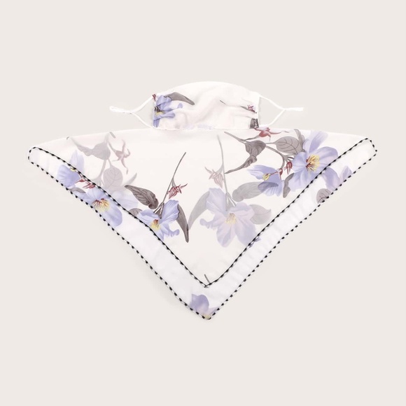 🔥1 LEFT  Face Mask | NOVI Floral Scarf Masks #22 - Picture 4 of 5